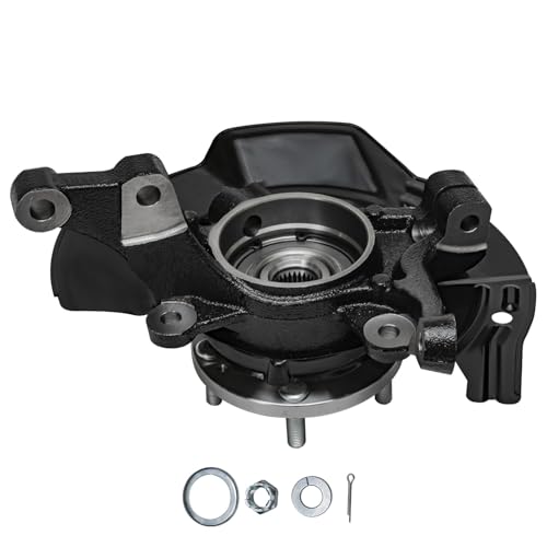 Detroit Axle - Front Left Steering Knuckle & Wheel Hub Bearing CV Axle | Replacement for 2011 Hyundai Sonata 2.4L w/Automatic Transmission - size: 2UX47835/Pair