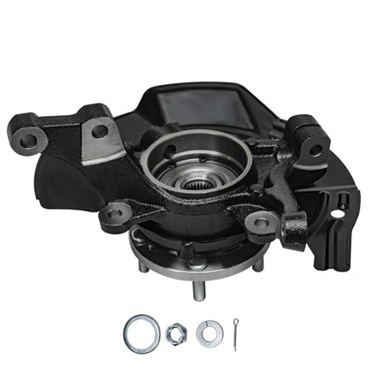Detroit Axle - Front Left Steering Knuckle & Wheel Hub Bearing CV Axle | Replacement for 2011 Hyundai Sonata 2.4L w/Automatic Transmission - size: 2UX47835/Pair