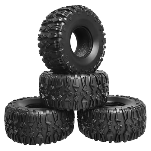 2.2 Crawler Tires with Foam Inserts fit1/10 Scale Rock Crawler Car, Height 5.31 inch (135mm) Compatible with Traxxas TRX4 Axial SCX10 II III Redcat Gen 8