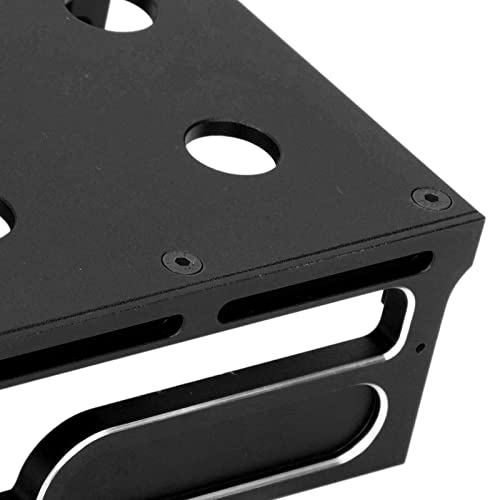 RC Car Work Stand, RC Car Work Stand Wear Aluminum Alloy RC Car Repair Workstation for 1/8 for 1/10 RC Truck Scales(Black)