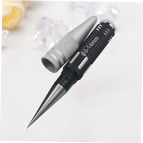 DIY Tools for Rc Aircraft Hole Opener Reamer Metal Steel Drill for Plane Model Kit Aluminum Alloy Safety and Ergonomic Design - color: Silver