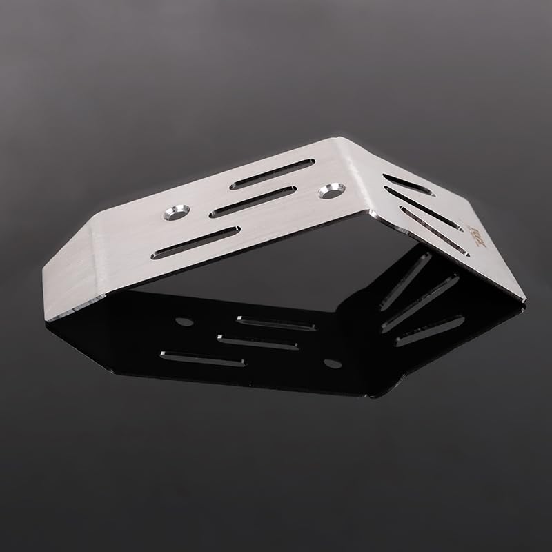KYX Racing Stainless Steel Chassis Guard Skid Plate Guard Upgrades Parts Accessories for 1/18 RC Car ARRMA Granite Grom Mega