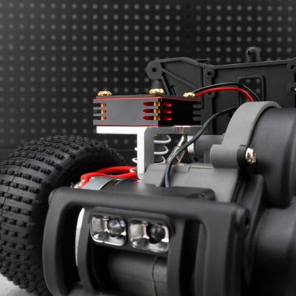 Universal RC Motor ESC Cooling Fan, High Speed Dissipation 30mm*30mm Aluminium Alloy RC Electric Motor Cooling Fan Universal Fit for RC Car Fan Mount Hole 24mm