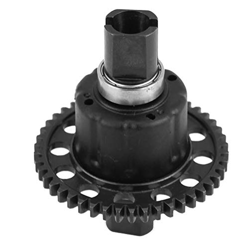 VGEBY RC Middle Differential, Black 46T Steel Gear Center Differential for Model Vehicle Upgrades, for RC Car Enthusiasts and Drag Racing Hobbyists