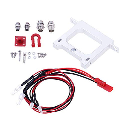 Replacement Part For RC Rear Bumper & Tow Hook For WPL B14 B16 B24 Q60 Q61 4WD 6WD RC Car Truck