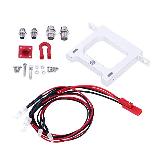 Replacement Part For RC Rear Bumper & Tow Hook For WPL B14 B16 B24 Q60 Q61 4WD 6WD RC Car Truck