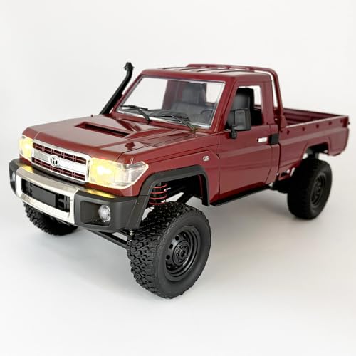 WPLDEWAN MN82 RC Crawler 1/12 Scale Remote Control Truck Off Road | RC Rock Crawler 4x4 Toyota Land Cruiser All Terrain Car 280 Motor Full Proportional RTR Hobby Toy Adult