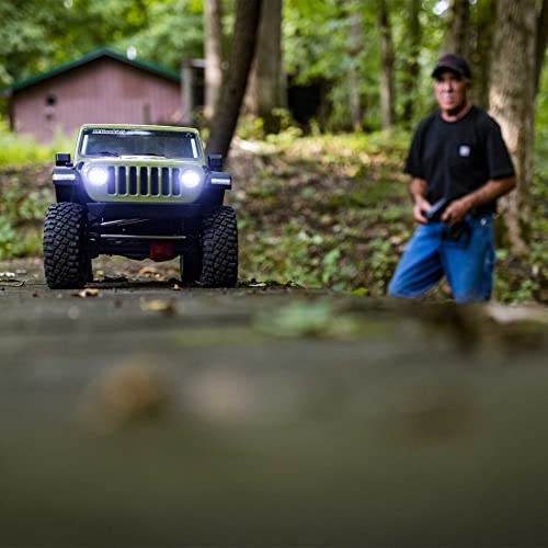 Axial SCX6 Jeep JLU Wrangler 1/6 4WD RC Rock Crawler RTR, Green | AXI05000T1, Batteries and Charger Not Included - color: Green