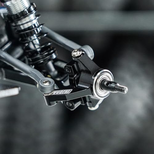 INJORA Front Steering Knuckles Aluminum Spindles for Buggy Losi Micro-B/Micro-T