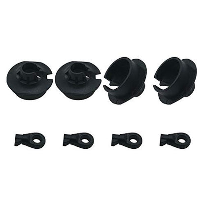 Plastic Heavy Duty Shock Rod End and Spring Cup Set (2 Pair) for Arrma 6S Kraton Outcast Typhon Big Rock Upgrade Parts