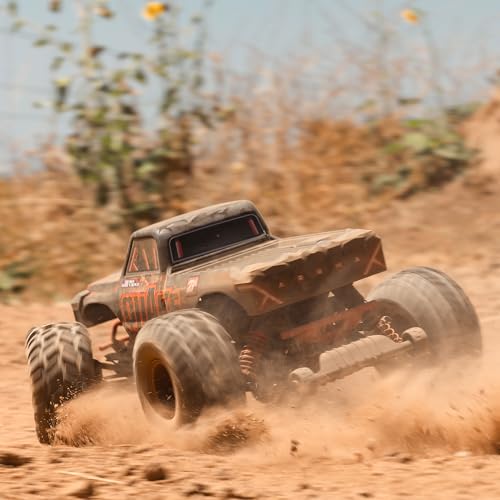 ARRMA RC Truck 1/10 Quake 223S 2WD RTR (Battery and Charger Not Included) Brushless Monster Truck, Red, ARA3537T1 - color: Red