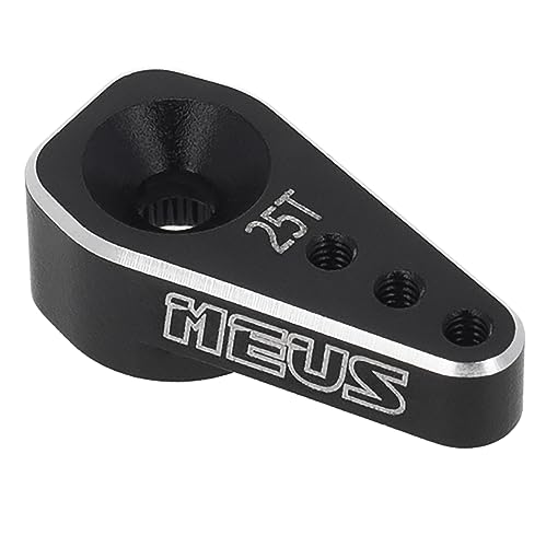 MEUS RACING SCX24 Servo Arm 25T Servo Horn for High Torque Micro Servo SCX24 1/24 RC Crawler Upgrades Parts, Not for Stock Servo - size: SCX24 Servo Arm