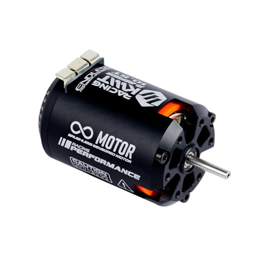 KWTRC Endless Brushless Motor, High-Torque & High-Efficiency RC Motor, Heat-Resistant, Lightweight Design, Compatible with 1/10 On-Road/Off-Road RC Race Cars (10.5T) - style: 10.5T