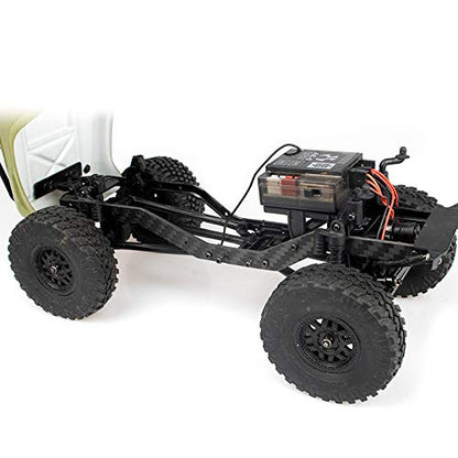 KYX Racing Carbon Fiber Frame Rail Set Upgrades Parts Accessories for 1/24 RC Crawler Car Axial SCX24 AXI90081
