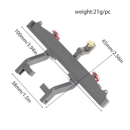 1/18 Metal Rear Bumpers for 1/18 TRX4M Land Rover Defender Wilderness - Body Bumper Modification (Rear)