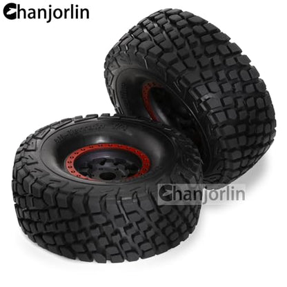 1/7 1/8 RC Short Course Truck Tires And Wheels 17mm Hex OD 135mm Off Road Tyres For 1:7 1:8 Scale RC Truck Car HSP TRAXXAS UDR FS FSR Atom ARRMA Mojave 6S EXB YK4072 DF7 Upgrades 4PCS