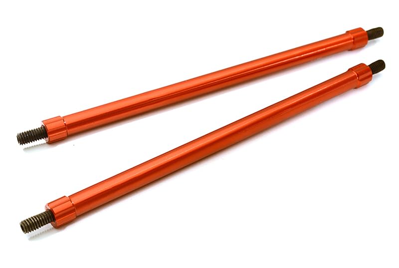 Integy Billet Machined 120mm Aluminum Linkages (2) M4 Threaded for 1/10 Scale Crawler