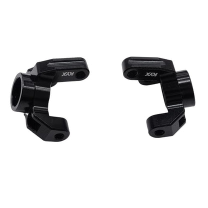 KYX Racing Aluminum Front Steering Knuckle Upgrades Parts Accessories for 1/18 RC Crawler Car LOSI Mini-B Brushed Mini-T Buggy