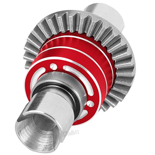RC Front & Rear Differential Input Gear Kit Upgrades Part for 1/16 H16BM H16PL H16GT H16DR 16207 16208 16209 16210,1/14 14209 14210 14301 14303 Diff,Red - color: Red-(2pcs）