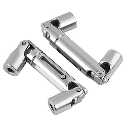 Oumefar RC Car Drive Shaft, 2Pcs Metal RC Universal Drive Shaft CVD Joint for WPL 1/16 Scale RC Truck Crawler Car RC Model Upgrade RC Parts Accessories