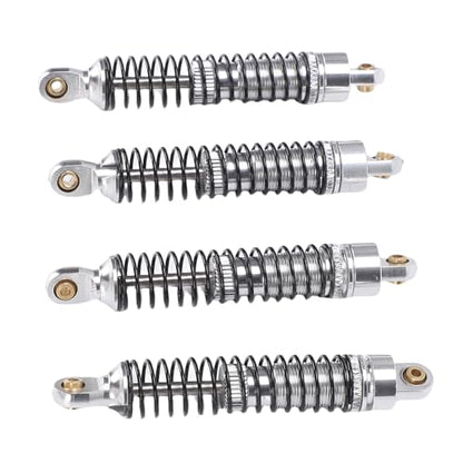 banapoy RC, 4Pcs 59mm Front Rear Threaded Oil Damper Suspension Damper, Adjustable Oil Filled Replacement with Aluminum Alloy Upgrade Parts for ASCENT 18 1/18 RC