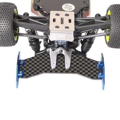 KYX Racing Aluminum Car Body Wing Spoiler Upgrades Parts Accessories for 1/24 RC Car LOSI Micro-B 2WD Buggy