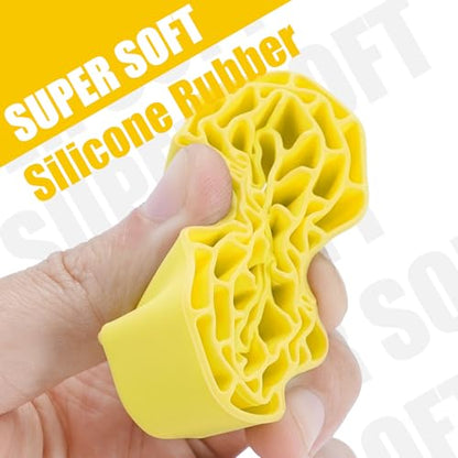 INJORA 1.0 Silicone Rubber Inserts and S5 Rock Terrain Crawler Tires for TRX4M SCX24 1/18 1/24 RC Crawler Car Upgrade
