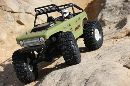 HOBBYSOUL 70mm Griptrek RC 1.0" Crawler Tires 4-Pack for SCX24 TRX4M | Super soft sticky mud tires, For 1/24 SCX24 & 1/18 TRX4M High Trail micro RC crawlers Upgrades - size: 1.0 tires - 70mm Tall