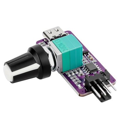 OwlTree DIY Type C 5V to 12V 4 Pin PWM Fan Speed Adapter Controller Supported PC Cooling Fan, Max 12V 8W Output