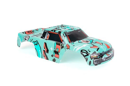 SummitLink Custom Body Compatible for 1/10 Scale RC Car or Truck (Truck not Included) (Graffiti Blue) - style: Graffiti Blue