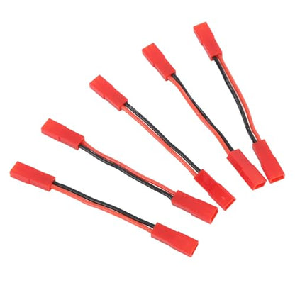 JST Female to JST Female Connector Strong 22AWG Cable Plug for RC Car Kit 5PCS Pack