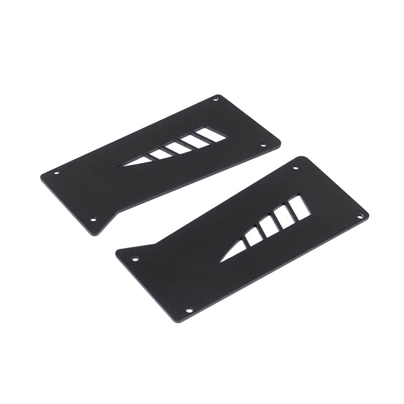 KYX Racing Aluminum Car Body Panel Kit Car Shell Guard Plate Kit Upgrades Accessories for 1/18 RC Crawler Car Axial Capra UTB18