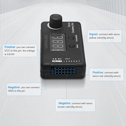 RC Digital Servo Tester ESC Consistency Tester for RC Helicopter Airplane Car