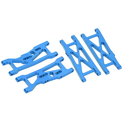 RC Aluminum Front and Rear Suspension Arms for LOSI 22S SCT 1/10 RC Short Course Truck Upgrade Parts(Blue) - color: Blue