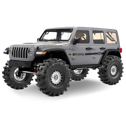 2.2" Beadlock Wheel Rims and Rubber Crawler Tires 150mm (5.91in) for 1/10 RC Crawler SCX10 RBX10 Wraith TRX4 (Silver) - color: Silver