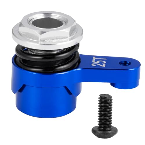 25T Bellcrank Arm Servo Saver for LOSI 1/18 Mini LMT 4WD 1:18th Scale Crawler Car Upgrade Parts (Blue) - color: Blue