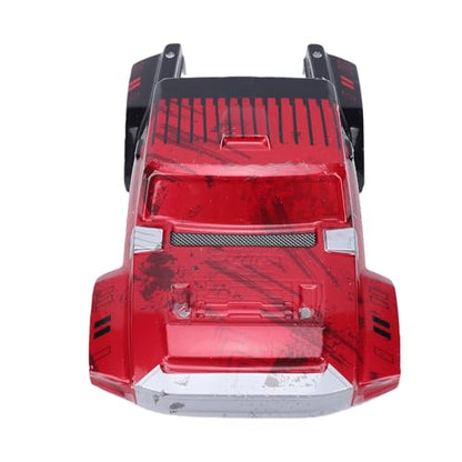 RC Car Body Shell Pre Painted PVC Replacement Body Cover, Thickened Lightweight Truck Shell with Precision Fit, 31.5 X 8 X 10 Cm for SanYao 1202 1 12 Off Road Use (Red) - color: Red