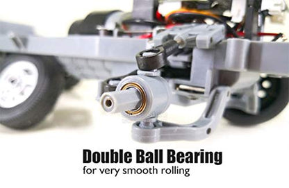 ARRIS WPL D12 1/10 RC Kei Truck RWD with 260 Brushed Motor RTR | JDM Style Mini Truck, Realistic Design, DIY Upgrade Ready, Street Driving Fun - style: WPL D12 White