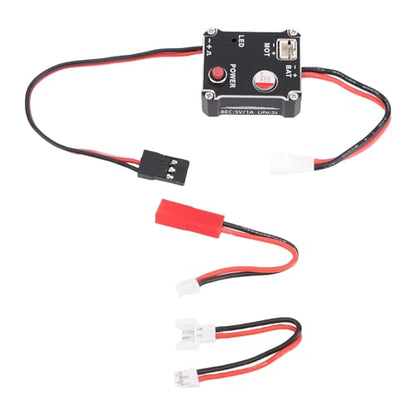 Brushed ESC Brushless Motor Combo, High Efficiency 15A ESC for SCX24 1/18 1/24 RC Cars, Lightweight and Durable Alloy Material