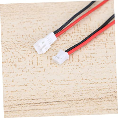 INOOMP 20Pcs Ultra Soft Silicone Battery Connector Wires with Male and Female Adapters High Temperature Resistant Power Cables for Rc Boat Car and Aircraft Connections