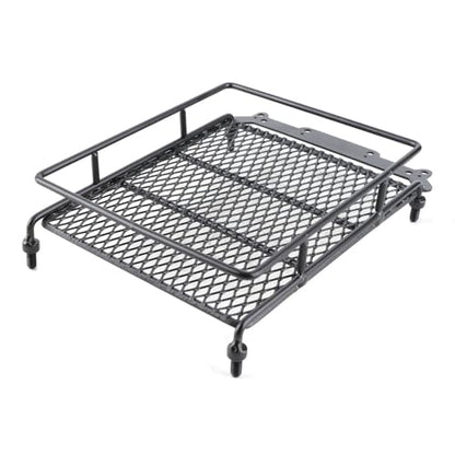Steel Luggage Tray Roof Rack for 1/10 RC Crawler Car, l Roof Rack, Weight RC Accessory for CC01 CR01 D90, to Inl with Black h (M(66x45x17cm/26x17.72x6.69in)) - size: M(66x45x17cm/26x17.72x6.69in), style: M(66x45x17cm/26x17.72x6.69in)