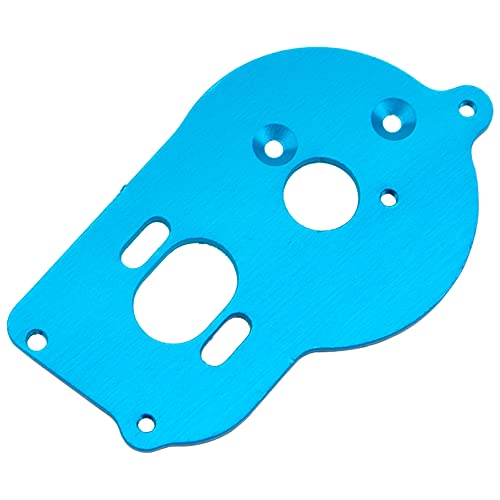 Metal Motor Mount Plate Fixed Bracket Compatible with Losi 1/18 Mini-T 2.0 2WD Stadium RC Truck Hop-Up Parts (Blue) - color: Blue
