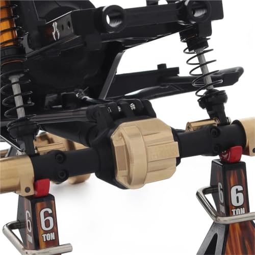 Brass Weights AR44 Axle Links Mount Steering Knuckles Diff Cover Battery Tray for 1/10 RC Crawler Car Axial SCX10 II 90046 90047(C) - color: C