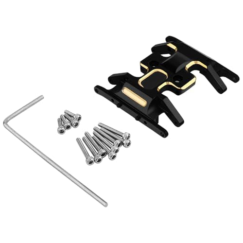 Brass Skid Plate Counterweight Center Gearbox Mount for 1/24 RC Crawler Car Axial SCX24 Gladiator Bronco C10 JLU Deadbolt Upgrades Parts,12g