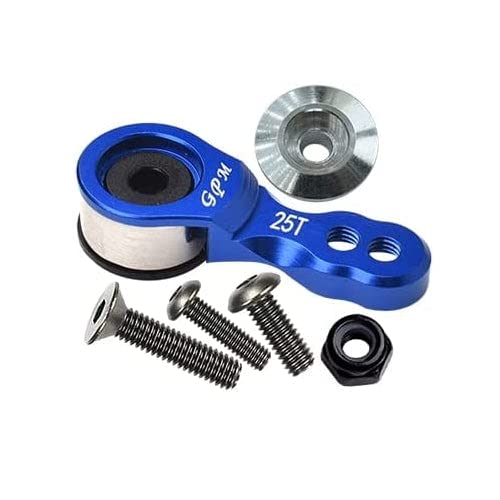 R/C Car Upgrade Parts Aluminium 6061-T6 Hi-Torque Servo Saver for 25T Spline Output Shaft - Blue