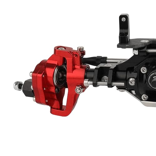 Axle Metal Complete Front and Rear Portal Axle with Gears Shaft for 1/10 RC Crawler Car Axial SCX10 & SCX10 II 90046 90047 CNC Upgrade Parts