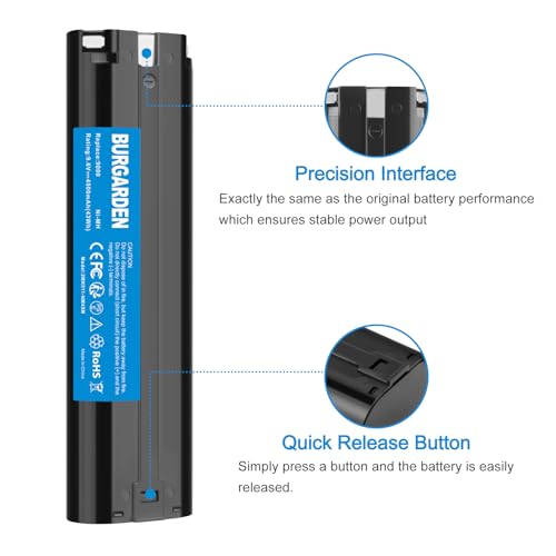 Upgraded 2Pack 4500mAh Ni-MH 9000 Battery for Makita 9.6V 9000 9033 6095d | da391d kr23/43 9600 6096d 9001 9002 192696-2 193890-9 632007-4