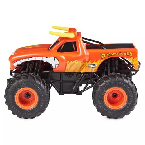 Monster Jam, Official El Toro Loco Remote Control Monster Truck, 1:24 Scale, 2.4 GHz, for Ages 4 and up