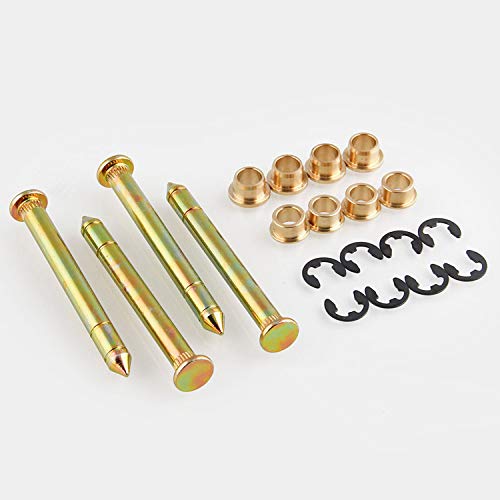 Door Hinge Pin and Bushing Kit Hinge with Pin LEDAUT Replacement for Ford F150-F350 Bronco SUV - size: OT240