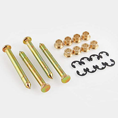 Door Hinge Pin and Bushing Kit Hinge with Pin LEDAUT Replacement for Ford F150-F350 Bronco SUV - size: OT240